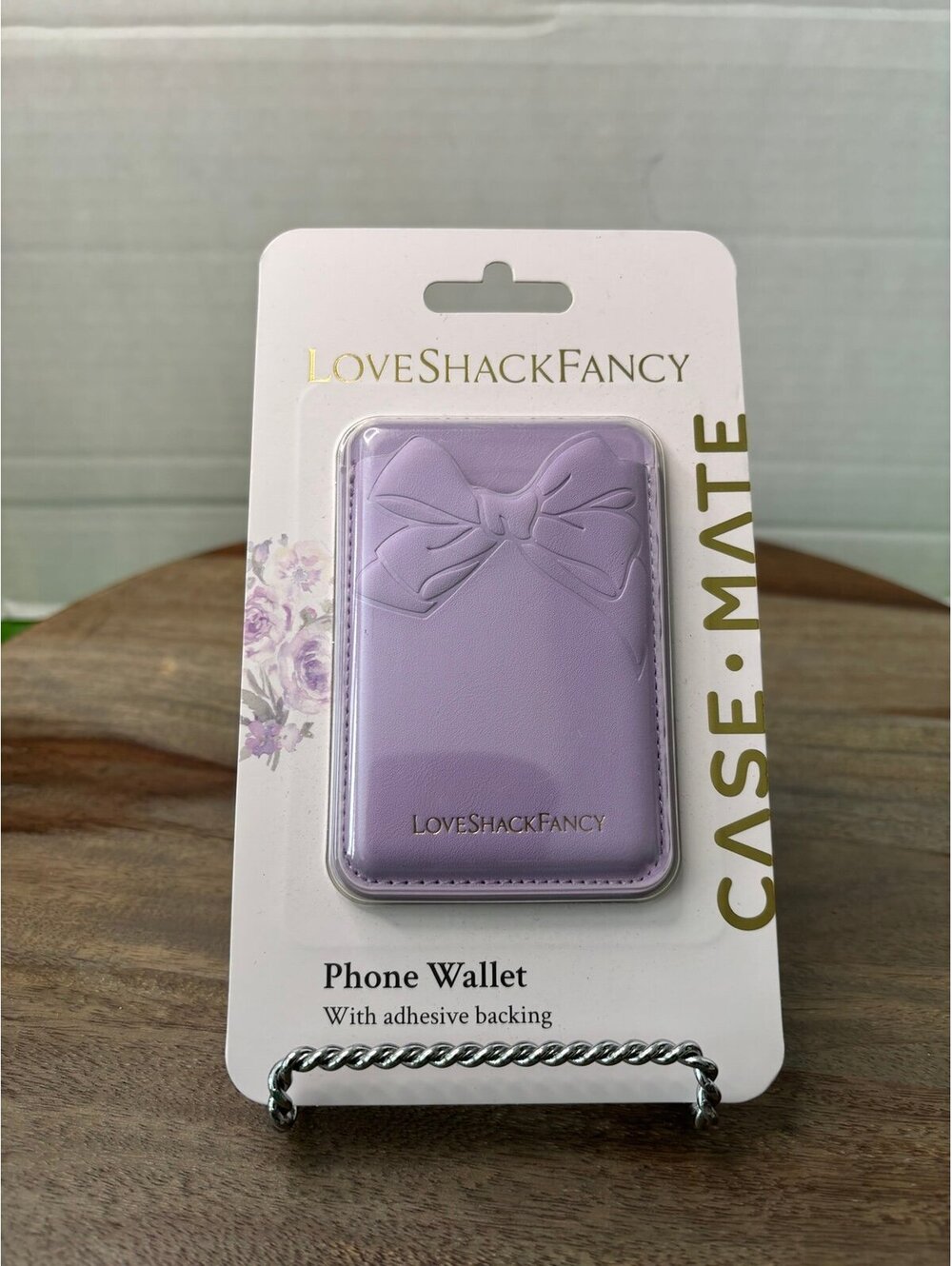 LoveShackFancy Phone Wallet with Adhesive Backing